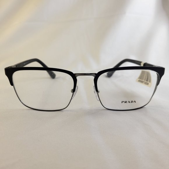 PRADA PR 54TV Heritage Men's Rx-able Eyeglass Frames Black NWT - Picture 5 of 6